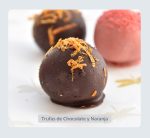 trufas chocolate naranja