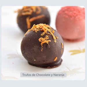 trufas chocolate naranja